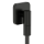 hansgrohe FixFit Fine Q Wandanschluss mit Rückflussverhinderer, Brushed Black Chrome