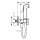 hansgrohe Bidette Handbrause 1jet E EcoSmart für Kaltwasser mit Brausehalter und Brauseschlauch 125 cm, Chrom