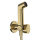 hansgrohe Bidette Handbrause 1jet S EcoSmart für Warmwasser mit Brausehalter und Brauseschlauch 125 cm, Polished Gold Optic