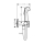 hansgrohe Bidette Handbrause 1jet S EcoSmart für Warmwasser mit Brausehalter und Brauseschlauch 125 cm, Polished Gold Optic