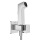 hansgrohe Bidette Handbrause 1jet E EcoSmart für Warmwasser mit Brausehalter und Brauseschlauch 125 cm, Chrom