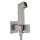 hansgrohe Bidette Handbrause 1jet E EcoSmart für Warmwasser mit Brausehalter und Brauseschlauch 125 cm, Brushed Black Chrome