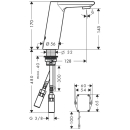 hansgrohe Metris S Elektronik-Waschtischmischer mit...