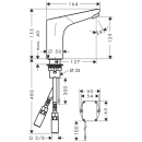 hansgrohe Focus Elektronik-Waschtischmischer 130 mit...