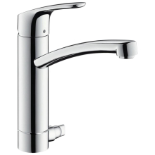 hansgrohe Focus M41 Einhebel-Küchenmischer 200, Geräteabsperrventil, 1jet, Chrom