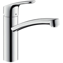 hansgrohe Focus M41 Einhebel-Küchenmischer 160, Niederdruck/offene Warmwasserbereiter, 1jet, Chrom