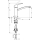 hansgrohe Focus M41 Einhebel-Küchenmischer 160, Niederdruck/offene Warmwasserbereiter, 1jet, Chrom