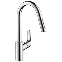 hansgrohe Focus M41 Einhebel-Küchenmischer 240, Ausziehbrause, 2jet, Chrom
