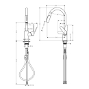 hansgrohe Focus M41 Einhebel-Küchenmischer 240,...