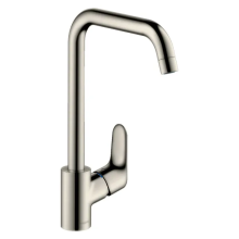 hansgrohe Focus M41 Einhebel-Küchenmischer 260, 1jet, Edelstahl Finish
