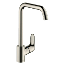 hansgrohe Focus M41 Einhebel-Küchenmischer 260, EcoSmart, 1jet, Edelstahl Finish
