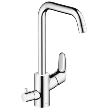 hansgrohe Focus M41 Einhebel-Küchenmischer 260, Geräteabsperrventil, 1jet, Chrom