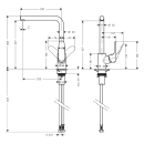 hansgrohe Focus M41 Einhebel-Küchenmischer 280,...