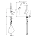 hansgrohe Focus M41 Einhebel-Küchenmischer 240,...