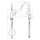 hansgrohe Focus M41 Einhebel-Küchenmischer 240, EcoSmart, Ausziehbrause, 2jet, Chrom