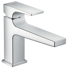 hansgrohe Metropol Einhebel-Waschtischmischer 100 CoolStart mit Hebelgriff und Push-Open Ablaufgarnitur, Chrom