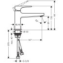 hansgrohe Metropol Einhebel-Waschtischmischer 100...