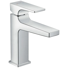 hansgrohe Metropol Einhebel-Waschtischmischer 110 mit Hebelgriff und Zugstangen-Ablaufgarnitur, Chrom