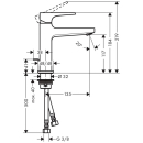 hansgrohe Metropol Einhebel-Waschtischmischer 110 mit...