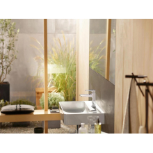 hansgrohe Metropol Einhebel-Waschtischmischer 110 mit Hebelgriff und Push-Open Ablaufgarnitur, Chrom