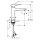 hansgrohe Metropol Einhebel-Waschtischmischer 110 mit Hebelgriff und Push-Open Ablaufgarnitur, Brushed Black Chrome
