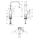 hansgrohe Metropol Einhebel-Waschtischmischer 230 mit...