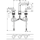 hansgrohe Metropol 3-Loch Waschtischarmatur 110 mit...