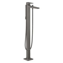 hansgrohe Metropol Einhebel-Wannenmischer bodenstehend mit Hebelgriff, Brushed Black Chrome