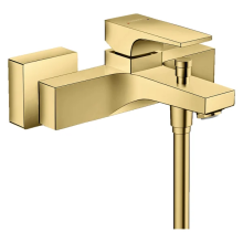 hansgrohe Metropol Einhebel-Wannenmischer Aufputz mit Hebelgriff, Polished Gold Optic