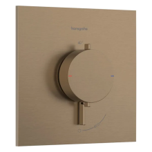hansgrohe Ecostat Comfort E Thermostat Unterputz für 1 Verbraucher, Brushed Bronze