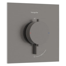 hansgrohe Ecostat Comfort E Thermostat Unterputz für 1 Verbraucher, Brushed Black Chrome
