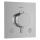 hansgrohe Ecostat Comfort E Thermostat Unterputz für 2 Verbraucher, Chrom