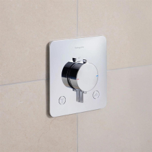 hansgrohe Ecostat Comfort Q Thermostat Unterputz für 2 Verbraucher, Chrom