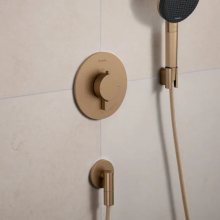 hansgrohe Ecostat Comfort S Thermostat Unterputz für 1 Verbraucher, Brushed Bronze