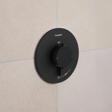 hansgrohe Ecostat Comfort S Thermostat Unterputz für 1 Verbraucher, Mattschwarz