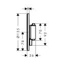 hansgrohe Ecostat Comfort S Thermostat Unterputz für...