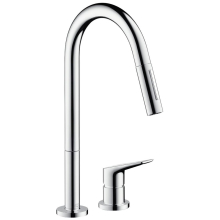 AXOR Citterio M 2-Loch Einhebel-Küchenmischer 220 mit Ausziehbrause, Brushed Bronze