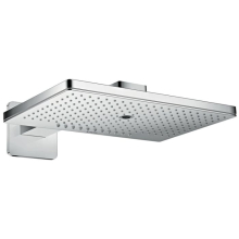 AXOR ShowerSolutions Kopfbrause 460/300 3jet mit Brausearm und softsquare Rosette, Chrom