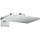 AXOR ShowerSolutions Kopfbrause 460/300 1jet mit Brausearm und eckiger Rosette, Chrom