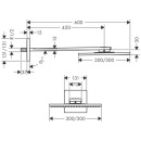 AXOR ShowerSolutions Kopfbrause 300/300 1jet mit...