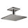 AXOR ShowerSolutions Kopfbrause 300/300 2jet mit Deckenanschluss, Polished Black Chrome
