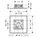 AXOR ShowerSolutions Kopfbrause 300/300 2jet...