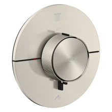AXOR ShowerSelect ID Thermostat Unterputz rund für 2 Verbraucher, Edelstahl Optic