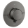 AXOR ShowerSelect ID Thermostat Unterputz rund für 2 Verbraucher mit integrierter Sicherungskombination nach EN1717, Polished Black Chrome