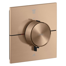 AXOR ShowerSelect ID Thermostat Unterputz eckig für 2 Verbraucher, Brushed Red Gold