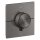 AXOR ShowerSelect ID Thermostat Unterputz eckig für 2 Verbraucher mit integrierter Sicherungskombination nach EN1717, Brushed Black Chrome