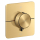 AXOR ShowerSelect ID Thermostat Unterputz softsquare für 2 Verbraucher mit integrierter Sicherungskombination nach EN1717, Brushed Gold Optic