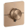 AXOR ShowerSelect ID Thermostat Unterputz softsquare für 2 Verbraucher mit integrierter Sicherungskombination nach EN1717, Brushed Red Gold