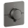 AXOR ShowerSelect ID Thermostat Unterputz softsquare für 2 Verbraucher mit integrierter Sicherungskombination nach EN1717, Polished Black Chrome