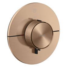 AXOR ShowerSelect ID Thermostat Unterputz rund für 1 Verbraucher, Brushed Red Gold